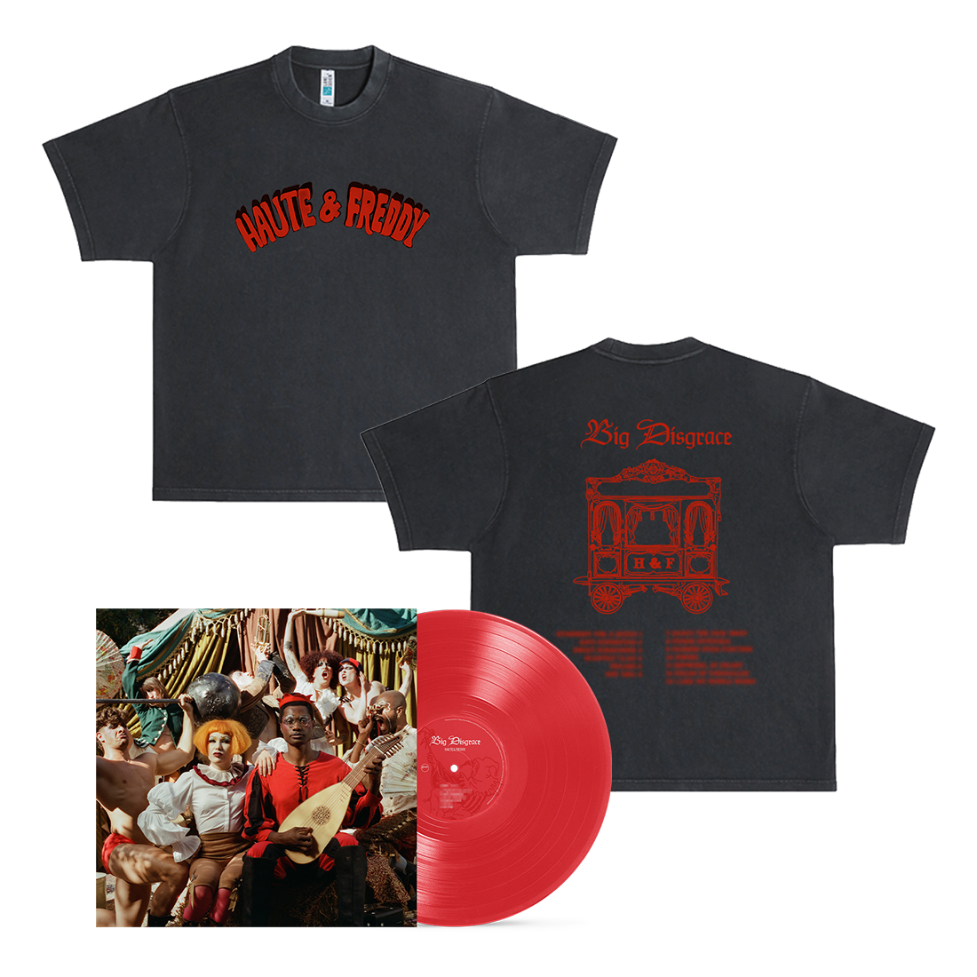 BIG DISGRACE - VINYL + TEE PACK