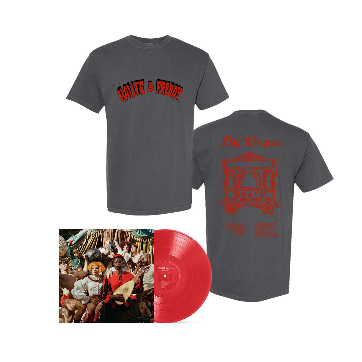 BIG DISGRACE - VINYL + TEE PACK