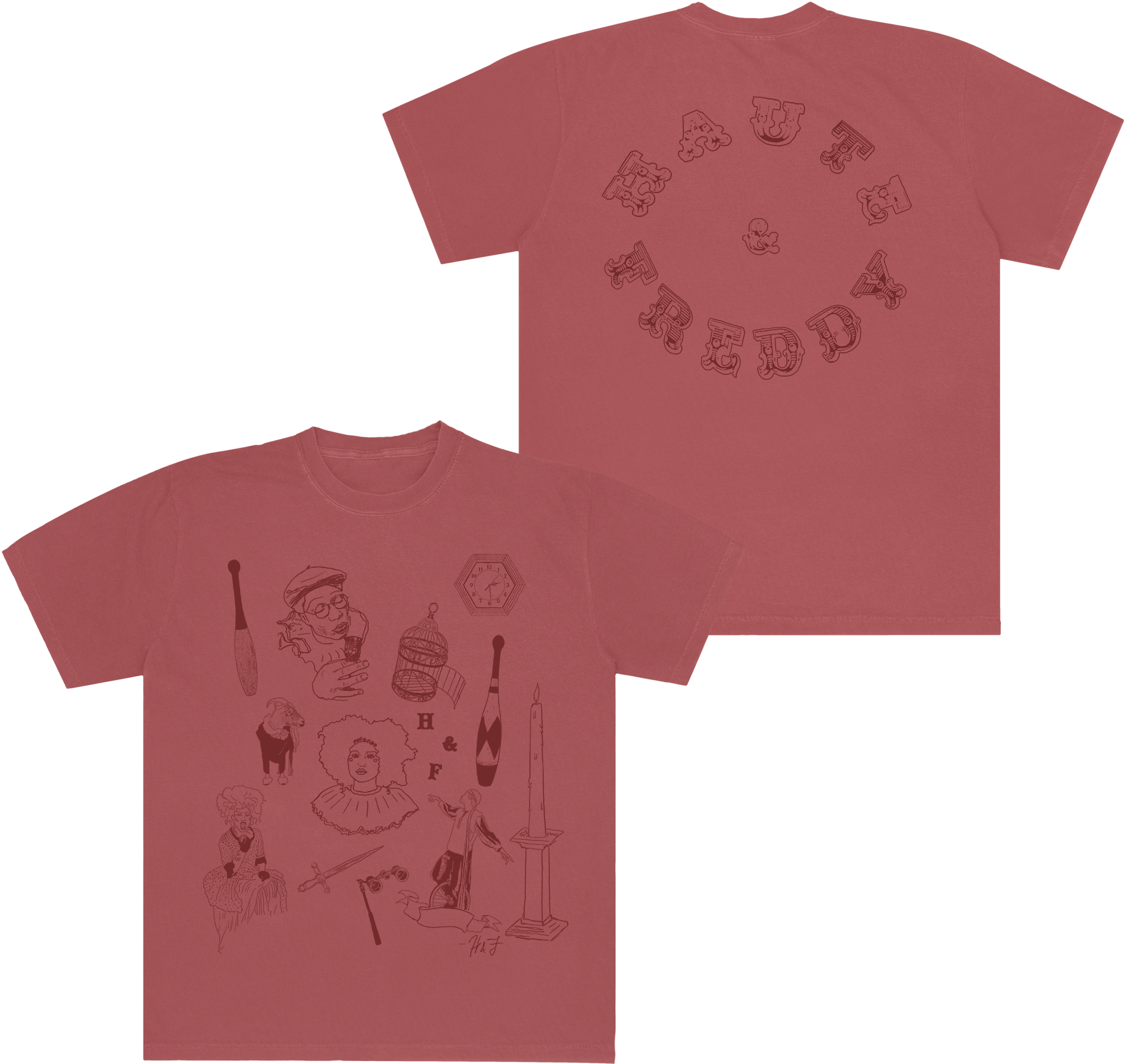 Easter Egg Crimson Tee